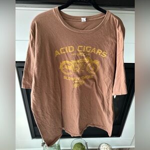 ARVIL ACID CIGARS VINTAGE GRAPHIC T-SHIRT SIZE XL